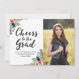 Sweet Floral | Aankondiging Afstuderen