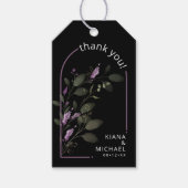 Sweet Floral Arch Bruiloft Lila ID998 Cadeaulabel (Voorkant)