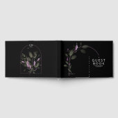 Sweet Floral Arch Bruiloft Lila ID998 Gastenboek (Volledig)