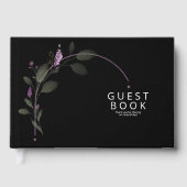 Sweet Floral Arch Bruiloft Lila ID998 Gastenboek (Voorkant)