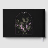 Sweet Floral Arch Bruiloft Lila ID998 Gastenboek (Achterkant)
