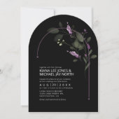 Sweet Floral Arch Wedding Lila Arch ID998 Kaart (Voorkant)