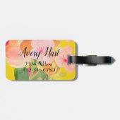 Sweet Floral Bagagelabel (Achterkant horizontaal)