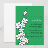 Sweet Floral - Bridal Shower-uitnodigingen Kaart (Voorkant / Achterkant)