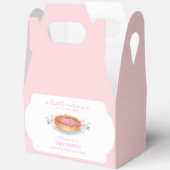 Sweet Floral Cutie Pie Raspberry Baby shower Bedankdoosjes (Open)