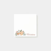 Sweet Floral Fox Cute & Girly Post-it® Notes (Voorkant)