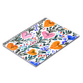 Sweet Floral Heart Notebook Notitieboek (Linkerzijde)