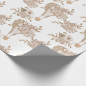 Sweet Floral Hot Air Ballon Cadeaupapier (Hoek)