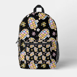 Sweet Floral Ice Cream - grillig zomerpatroon Bedrukte Rugzak