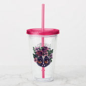 Sweet Floral Lemur Acryl Drinkbeker (Voorkant)