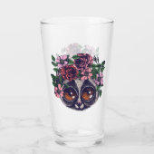 Sweet Floral Lemur Glas (Achterkant)