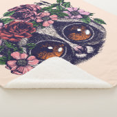 Sweet Floral Lemur Sherpa Deken (3/4)