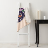 Sweet Floral Lemur Sherpa Deken (In situ)