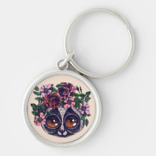 Sweet Floral Lemur Sleutelhanger