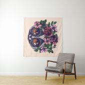 Sweet Floral Lemur Wandkleed (In Situ (horizontaal))