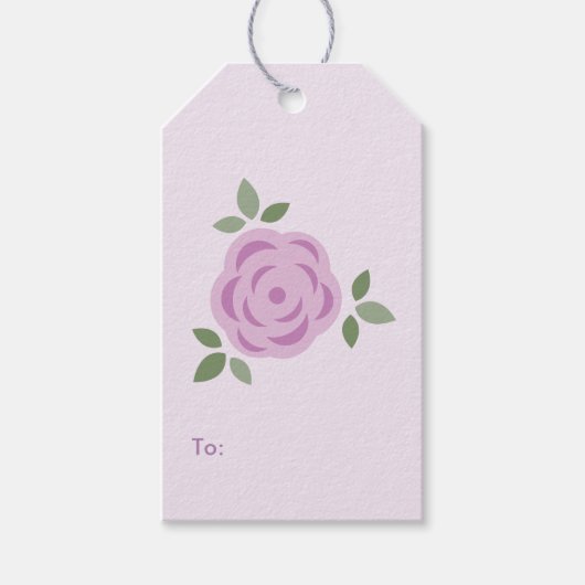 Sweet Floral Pattern Cadeaulabel (Voorkant)