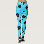 Sweet Floral Pattern Leggings (Achterkant)