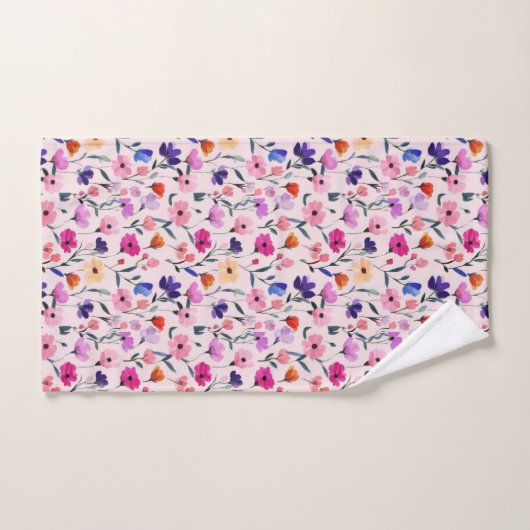 Sweet Floral Prints voorjaar en najaar Handdoek (Handdoek)