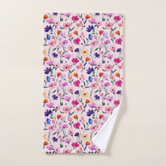 Sweet Floral Prints voorjaar en najaar Handdoek (Handdoek)