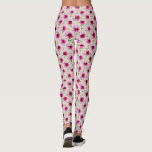 Sweet Floral Roze Tuin Bloem Patroon Leggings (Achterkant)