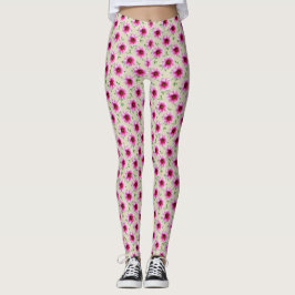 Sweet Floral Roze Tuin Bloem Patroon Leggings