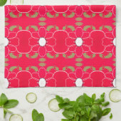 Sweet Floral Tea-Towel met een moderne print Theedoek (Gevouwen)