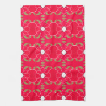 Sweet Floral Tea-Towel met een moderne print