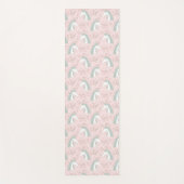 Sweet Floral Unicorn Pattern Yogamat (Voorkant)