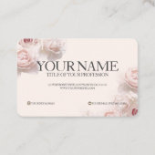 Sweet Floral Visitekaartje (Achterkant)