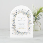 Sweet Floral Wedding Arch ID1045 Kaart (Staand voorkant)