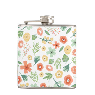 Sweet Florals Flask Heupfles