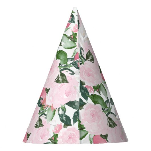 Sweet Florals Verjaardag Feesthoedjes (Achterkant)