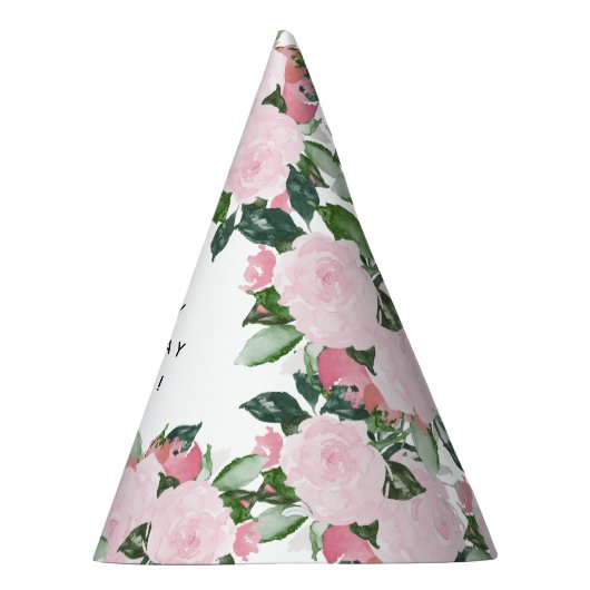 Sweet Florals Verjaardag Feesthoedjes (Rechts)