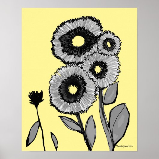 Sweet Flower Art Poster (Voorkant)
