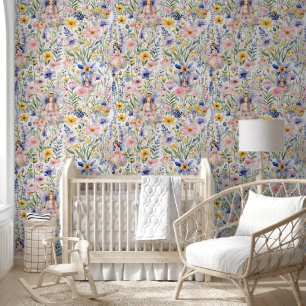 Sweet Flower Fairy Tuin Kwekerij Baby Meisje Behang