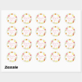 Sweet Flower Garden Dank je Stickers (Vel)
