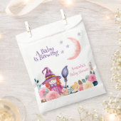 Sweet Flower Witch Cauldron Baby Brewing Shower Bedankzakje (Geknipt)