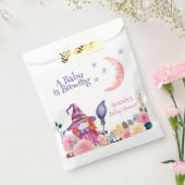 Sweet Flower Witch Cauldron Baby Brewing Shower Bedankzakje (Gezegeld)