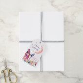 Sweet Flower Witch Cauldron Baby Brewing Shower Cadeaulabel (Met Touw)