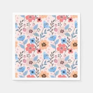 Sweet Flowers & Little Hearts servetten