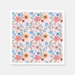Sweet Flowers & Little Hearts servetten