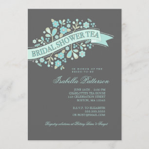 Sweet Flowers Vrijgezellenfeest Tea Party Invitati Kaart