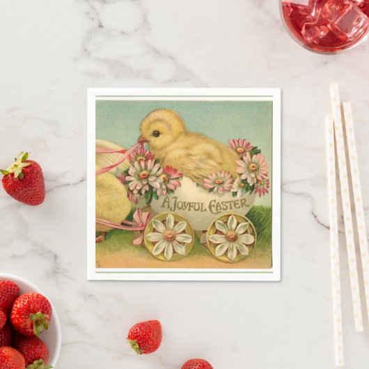  Sweet Fluffy Chick Easter Servetten (Insitu)