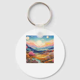 Sweet Forest Psychedelic Landscapes Sublime Natuur Sleutelhanger