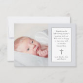 Sweet Foto Baptisme Hartelijk dank Bedankkaart (Voorkant)