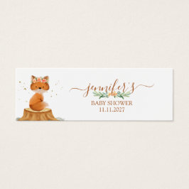 Sweet Fox Baby Blessing Mini Visitekaartjes