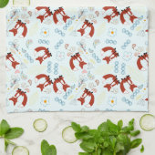 Sweet  Fox Baby shower Gifts Theedoek (Gevouwen)