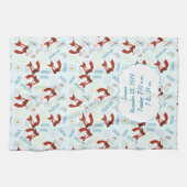 Sweet  Fox Baby shower Gifts Theedoek (Horizontaal)