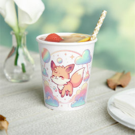 Sweet Fox Baby shower Papieren Bekers