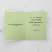 Sweet Fox Paar Sleeping Moon Forest Ik hou van je Kaart (Binnen)